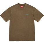 Supreme Washed S/S Top Olive Brown
