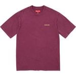Supreme Washed S/S Top Plum