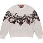 Supreme Wolves Sweater White