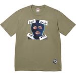 Supreme God Save Us Tee Light Olive