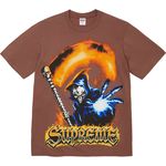 Supreme Grim Reaper Tee Brown