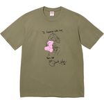 Supreme Paris Tee Light Olive