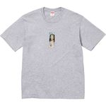 Supreme Prayer Card Box Logo Tee Heather Grey
